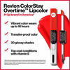 Picture of Revlon ColorStay Overtime Lipcolor, Dual Ended Longwearing Liquid Lipstick with Clear Lip Gloss, with Vitamin E in Plum / Berry, Always Siena (380), 0.07 oz