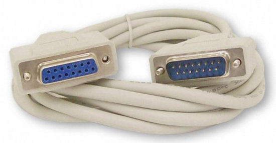 Picture of Your Cable Store 10 Foot DB15 15 Pin Serial Extension Cable