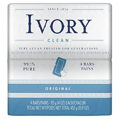 Picture of Ivory Original 4-Count: Bath Size Bars (4 Oz), 15.9 Ounce