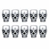 Picture of Gusnilo 10pcs Approx Tibet Silver Skull Spacer Beads---Great DIY Accessories for Necklace, Bracelets and Earrings Making