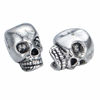 Picture of Gusnilo 10pcs Approx Tibet Silver Skull Spacer Beads---Great DIY Accessories for Necklace, Bracelets and Earrings Making