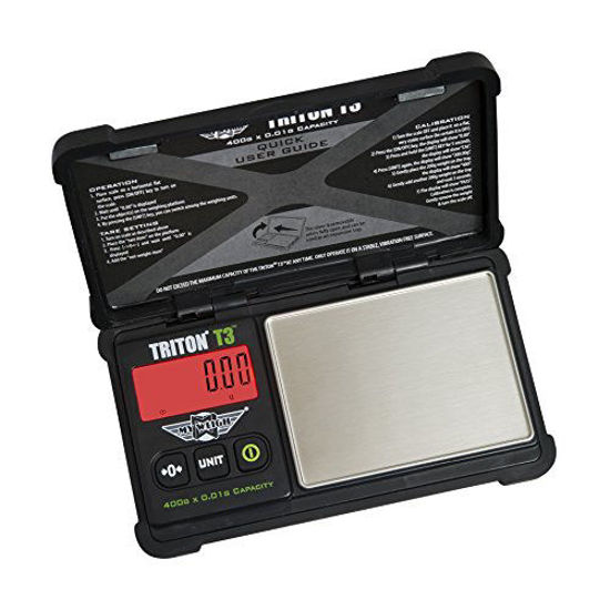 Picture of My Weigh T3-400 Triton T3 400 Gram x 0.01 Digital Pocket Scale Black