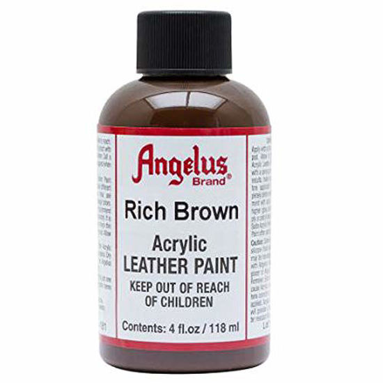 Picture of Angelus Leather Paint 4 oz Rich Brown