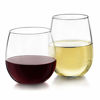 Picture of Libbey Stemless 12-Piece Wine Glass Party Set for Red and White Wines