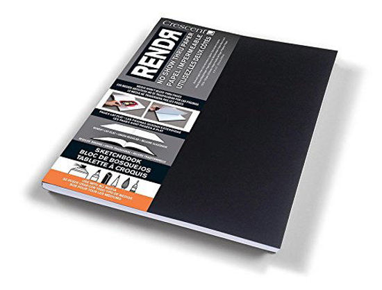  Crescent Creative Products RENDR Lay-Flat Soft Cover  Sketchbook, 8.5 11-Inch : Arts, Crafts & Sewing