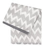 Picture of Bumkins Splat Mat, Waterproof, Washable for Floor or Table, Under Highchairs, Art, Crafts, Playtime 42x42 - Gray Chevron