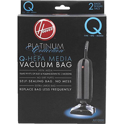 Picture of Hoover AH10000 Platinum Type-Q HEPA Vacuum Bag, Five 2-Packs: Total 10 Bags