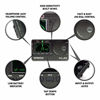 Picture of KLIQ MetroPitch - Metronome Tuner for All Instruments - with Guitar, Bass, Violin, Ukulele, and Chromatic Tuning Modes - Tone Generator - Carrying Pouch Included, Black