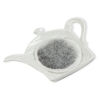 Picture of Abbott Collection Blanc Teapot Tea Bag Holder, White