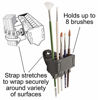 Picture of Brush Grip Paintbrush Holder and Drying Rack/Caddy, Painting Supplies (Black)