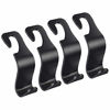 Picture of EldHus Ofspower 4-Pack Car Vehicle Back Seat Headrest Hook Hanger Storage for Purse Groceries Bag Handbag