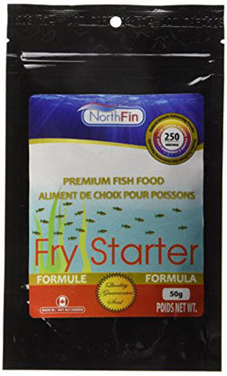 Picture of NorthFin Fry Starter Formula Fish Food - 250 Microns Slow Sinking Powder - 50 Grams