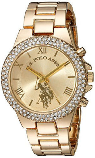 Amazon.com: Accutime US Polo Ass. Watch, Gold : Clothing, Shoes & Jewelry