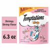 Picture of TEMPTATIONS Classic Crunchy and Soft Cat Treats Shrimpy Shrimp Flavor, 6.3 oz. Pouch