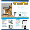 Picture of Namsan Dog Screen Door Pet Magnetic Automatic Lockable Door for Medium or Large Dog-Inner Size 12" x 14"