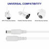 Picture of Dericam Universal 30ft Power Extension Cable, DC 12 Volt Power Adapter Extension Cord, Extend Additional 30ft/9 Meters Length for DC 12V Power Adapter or Wall Charger, 5.5mm DC Plug, 12V-9M, White