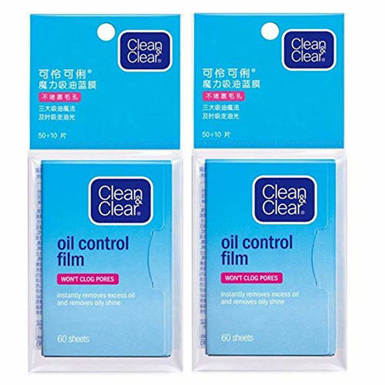 Picture of Beauty Kate Compatible Oil Control Film Blotting Paper Replacment for Clean & Clear Oil-absorbing Sheets, 60 Sheets (Pack of 2)