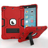 Picture of iPad Mini Case, Mini 2 Case, Mini 3 Case, Rugged Kickstand Series - Shockproof Heavy Duty Hybrid Three Layer Armor Defender Kids Child Proof Case Cover for iPad Mini 1/2/3 - Red