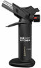 Picture of EurKitchen Butane Culinary Kitchen Torch - Fuel Not Included - Refillable Food Blow Torch for Creme Brulee and to Sear Steak, Fish - Kitchen Lighter Tool for Cooking with Finger Guard (w/Fuel Gauge)