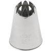 Picture of Ateco # 849 - Closed Star Pastry Tip .69'' Opening Diameter- Stainless Steel by Ateco