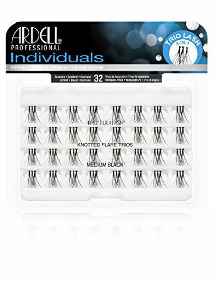 Picture of Ardell Individual Trios Eyelash, Black, Medium