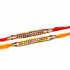 Picture of Set of Two Rakhi, 14 Stone Rakhi thread, Raksha bandhan Gift for your Brother Vary Color and Multi Design