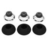 Picture of 3X Earpieces for Plantronics Voyager Legend Eartip Kit,Plantronics Voyager 5200 5220 5210 Bluetooth Headset Foam Covers-Medium