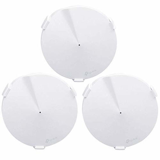 Picture of Wall Mount Holder for TP-Link Deco M5, TP-Link Deco P7 Whole Home Mesh WiFi System, Sturdy Wall Mount Bracket Ceiling for TP-Link Home WiFi by Koroao (3-Pack)