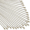 Picture of TecUnite 24 Pack Bronze Link Cable Chain Necklace DIY Chain Necklaces (24 Inch)