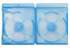 Picture of Empty Deluxe Double Blu-ray Replacement Cases for Blue-ray Disc Movies 11mm Thickness with Silver Embossed Logo - 2 Discs (10 Pieces)