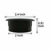 Picture of ANZESER 2"(50.8mm) Flexible Desk Grommet - Black - 5 Pack