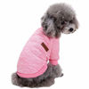 Picture of CHBORLESS Pet Dog Classic Knitwear Sweater Warm Winter Puppy Pet Coat Soft Sweater Clothing for Small Dogs (S, Pink)