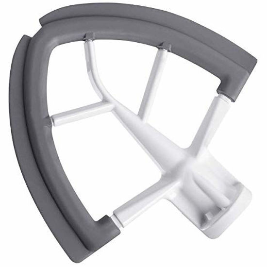 For KitchenAid 5QT Bowl-Lift Stand Mixers Plastic Flat Beater Paddle With  Silicone Edges
