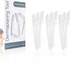 Picture of Dermaplaning Tool (9 Count) - Practical Eyebrow, Face and Peach Fuzz Hair Removal Razors for Women (9 Count) - Helps Exfoliate and Smooth The Skin - Easy to Use Dermaplane Blades for a Flawless Look