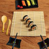 Picture of Artcome Sushi Making Kit DIY Sushi Set With 2 Bamboo Rolling Mats, 2 Sushi Plates, 2 Sauce Dishes, 2 Pairs of Chopsticks, 2 Chopsticks Holders, 2 Tableware Bags, 1 Paddle and 1 Spreader(14 pack)