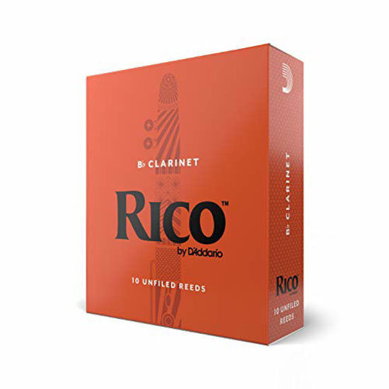 Picture of Rico Bb Clarinet Reeds, Strength 2.0, 10-pack