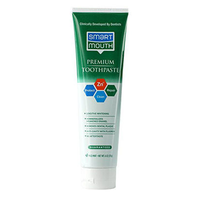 Picture of SmartMouth Premium Zinc Ion Toothpaste, Mild Mint 6 oz