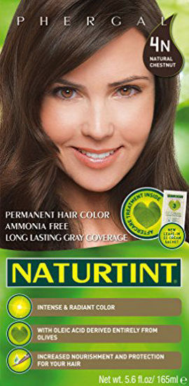 Picture of Naturtint Permanent Hair Color 4N Natural Chestnut (Pack of 1), Ammonia Free, Vegan, Cruelty Free, up to 100% Gray Coverage, Long Lasting Results