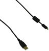 Picture of Monoprice 6-Feet A to Mini-B 8pin USB Cable with ferrites for Pentax Panasonic Nikon Digital Camera (102735)