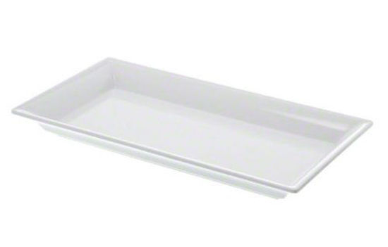 Picture of American Metalcraft MEL19 Endurance Melamine Rectangular Platter, 14.25" x 7.5", White