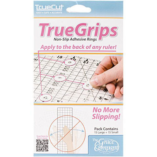 Picture of Crafters Workshop TrueCut Non-Slip Ruler Grips, 30/Pkg