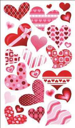 Picture of Sticko Funky Hearts Stickers