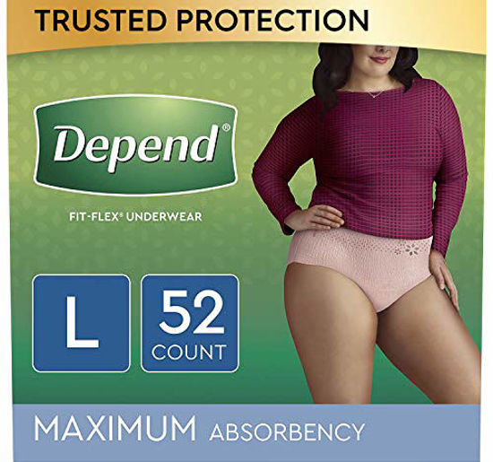 GetUSCart Depend FIT FLEX Incontinence Underwear for Women