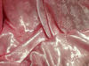 Picture of Pink Floral Satin Jacquard Brocade Fabric 60" Wide Per Yard