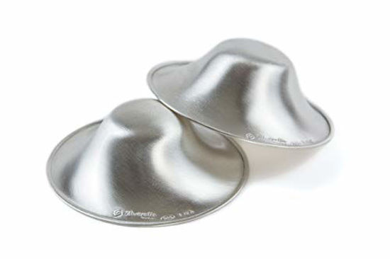 Picture of The Original Silverette Silver Nursing Cups - Soothe and protect your nursing nipples - The ORIGINAL Silver Nursing Cups made in ITALY since 2002