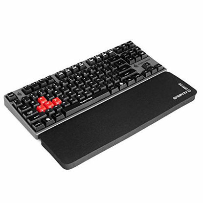 Picture of Grifiti Fat Wrist Pad 14 4 X 14 X 0.75 Inch Keyboard Wrist Rest for Tenkeyless Mechanical and Gaming Keyboards (Black Nylon)