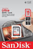 Picture of SanDisk Ultra 16GB Class 10 SDHC Memory Card Up To 40MB/s- SDSDUN-0016G-G46 [Older Version]