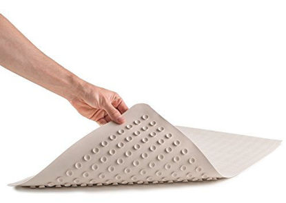 Picture of Epica Anti-Slip Machine Washable Anti-Bacterial Bath Mat 16" x 28" Natural Rubber