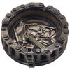 Picture of Decorative Motorcycle Chain Ashtray with Wrench and Bike Motif Great for a Biker Bar & Harley Mechanics Shop Smoking Room Decor As Unique for Men or Smokers