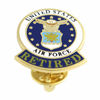 Picture of United States Air Force Logo Retired Pin Military Collectibles for Men Women